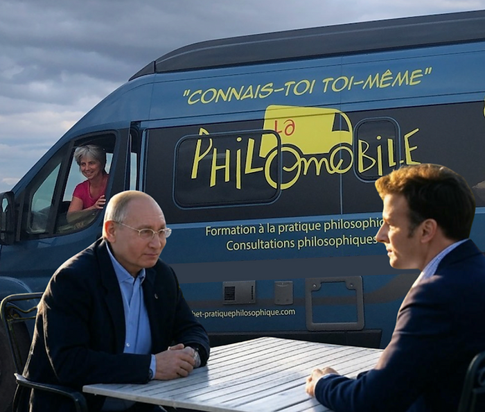 UNE CONSULTATION PHILOSOPHIQUE AVEC  M.POUTINE ET M.MACRON